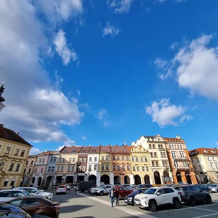 Velke Studio Na Velkem Namesti S Vybavenou Kuchyni Hradec Kralove Exterior foto