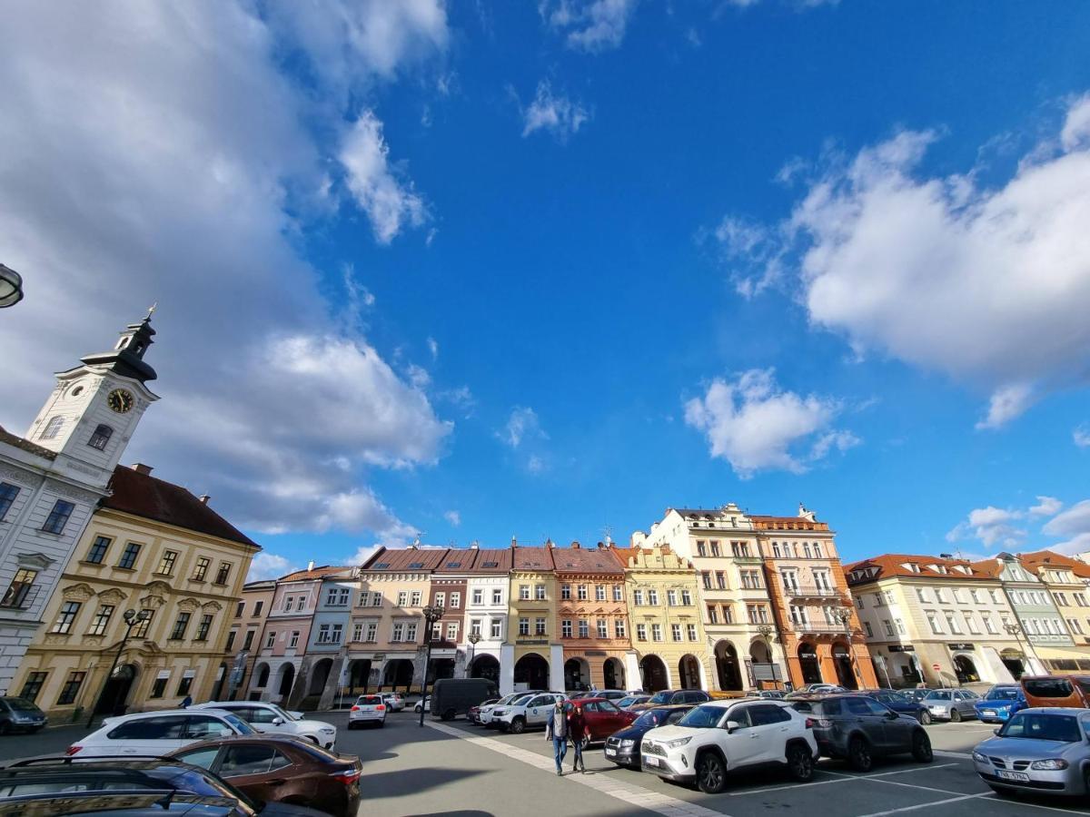 Velke Studio Na Velkem Namesti S Vybavenou Kuchyni Hradec Kralove Exterior foto